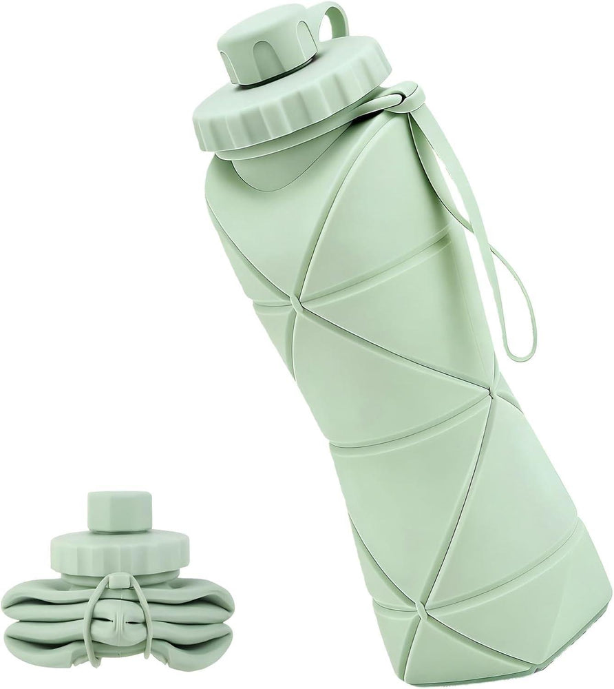 Collapsible Silicone Travel Water Bottle (600ml)