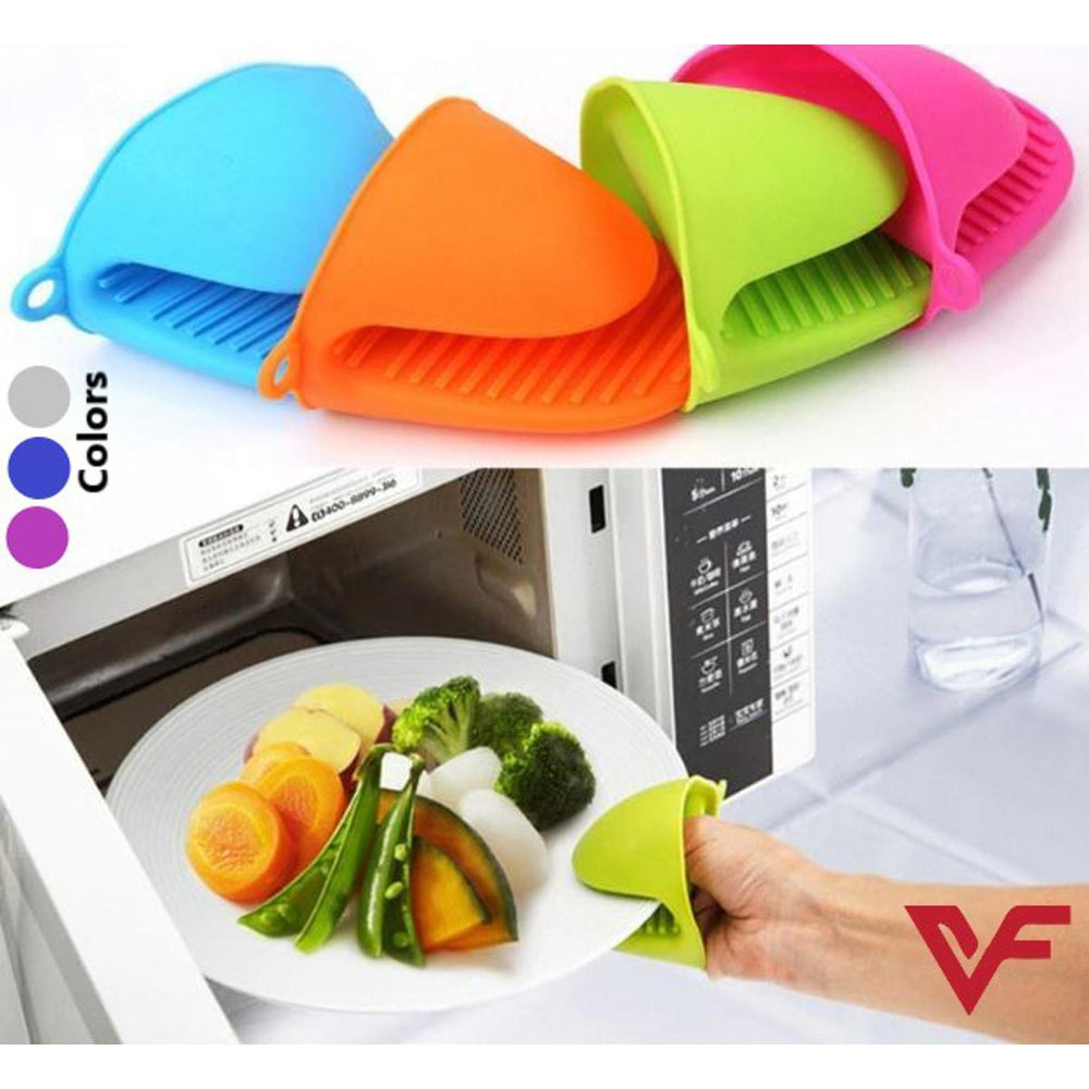 Silicone Heat Resistant Gloves Clips (Pair of 2)