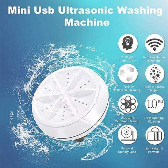 Portable Mini USB Turbo Washing Machine