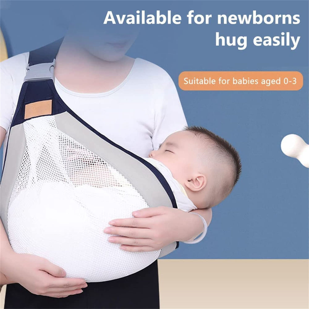Baby Carrier Sling – Adjustable Cotton Baby Wrap Carrier (0–3 Years)
