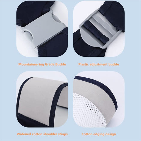 Baby Carrier Sling – Adjustable Cotton Baby Wrap Carrier (0–3 Years)