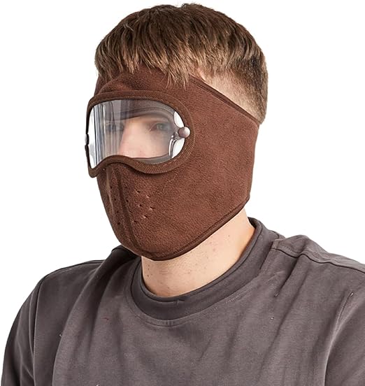 Winter Windproof Full Face Mask with Anti-Fog Goggles