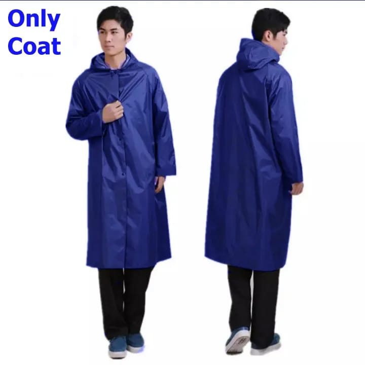 Waterproof Rain Coat for Men & Women – Lightweight Parachute Material Raincoat (Only Coat)