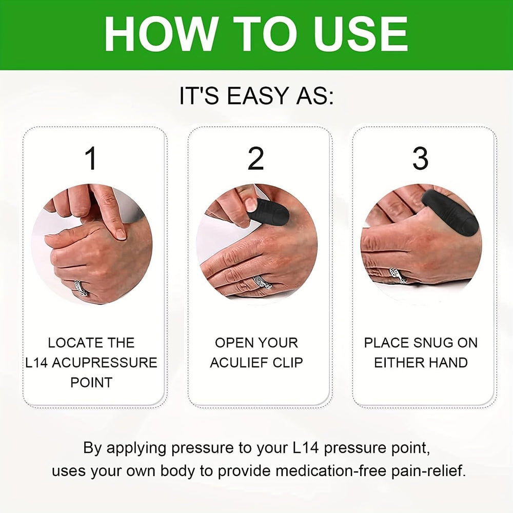 Sugar Control Li4 Acupressure Point Clip Wearable