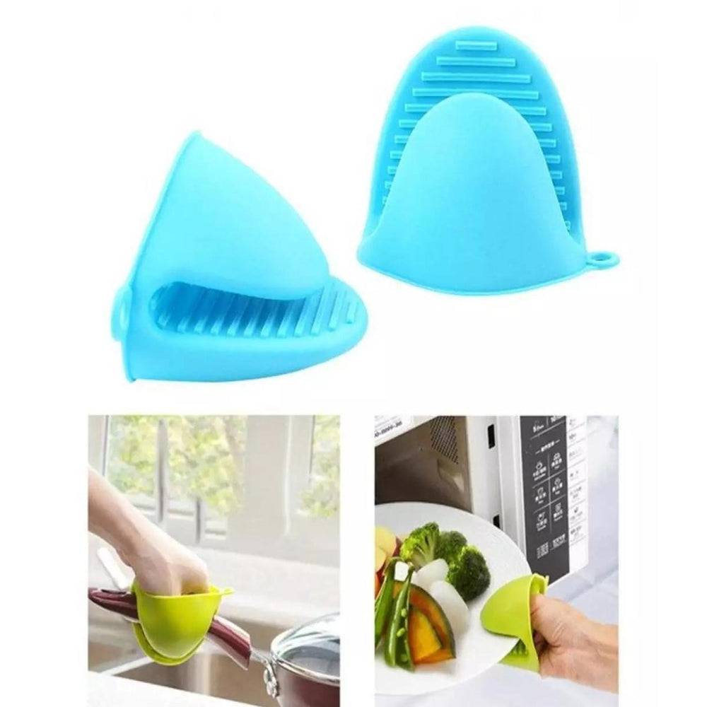 Silicone Heat Resistant Gloves Clips (Pair of 2)