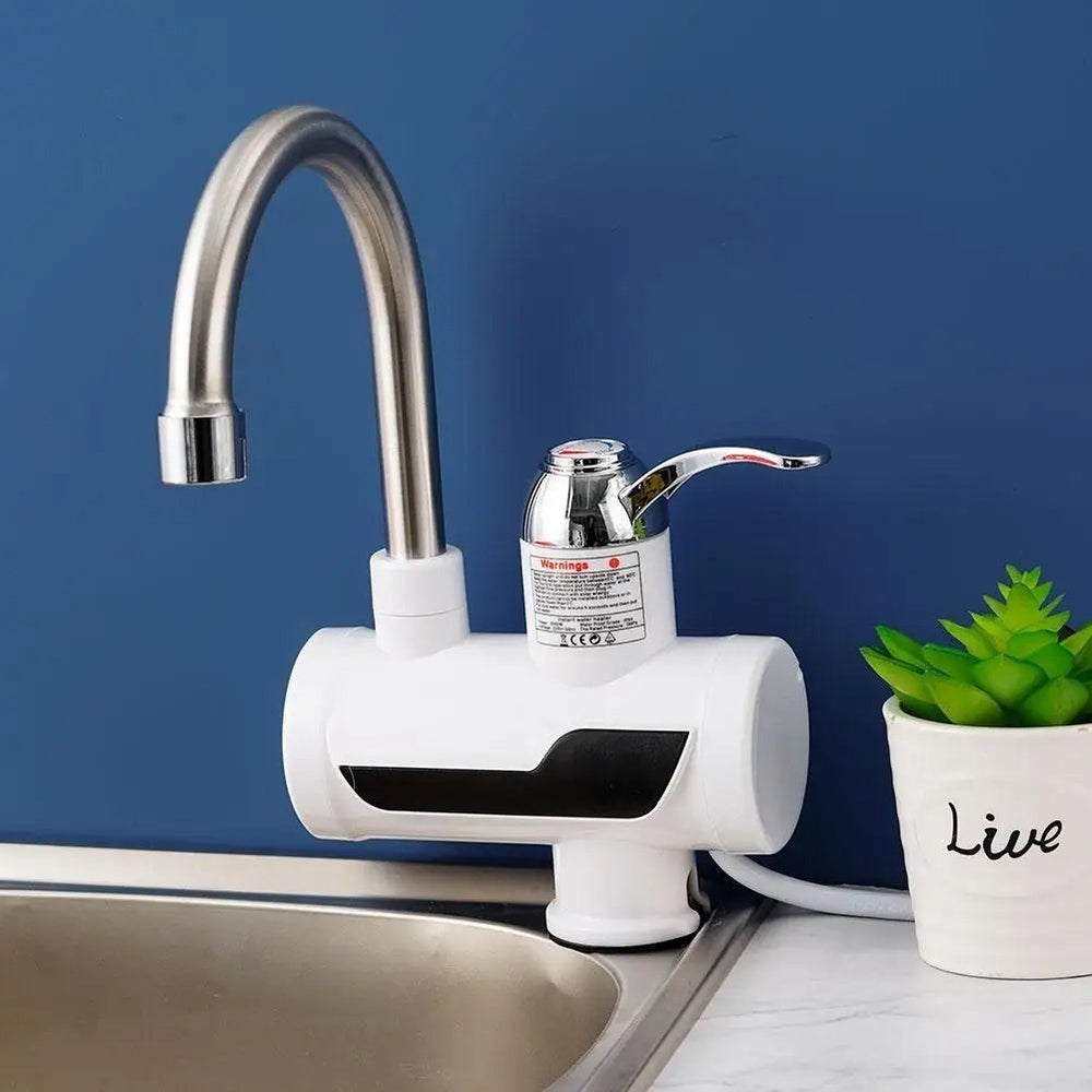 Electric Kitchen Instant Water Heater Tap – Tankless Fast Heating Faucet