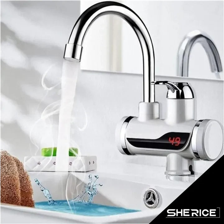 Electric Kitchen Instant Water Heater Tap – Tankless Fast Heating Faucet