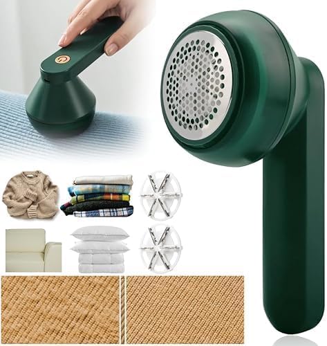Rechargeable Lint Remover – Portable Electric Fabric Shaver For Clothes, Sweaters & Upholstery
