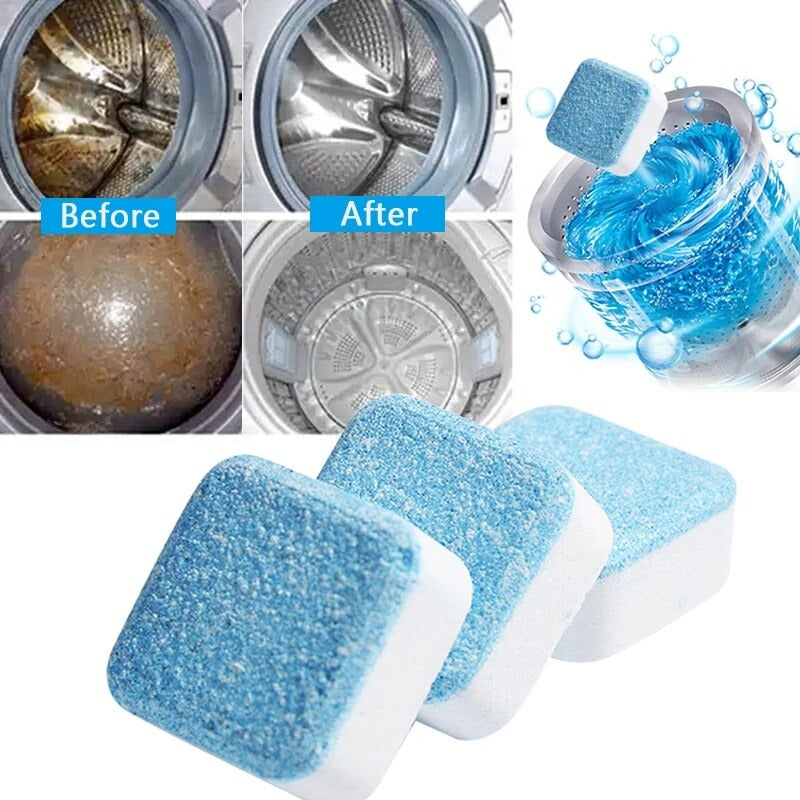 Washing Machine Cleaner Detergent Tablets – Effervescent Deep Cleaning Tablets