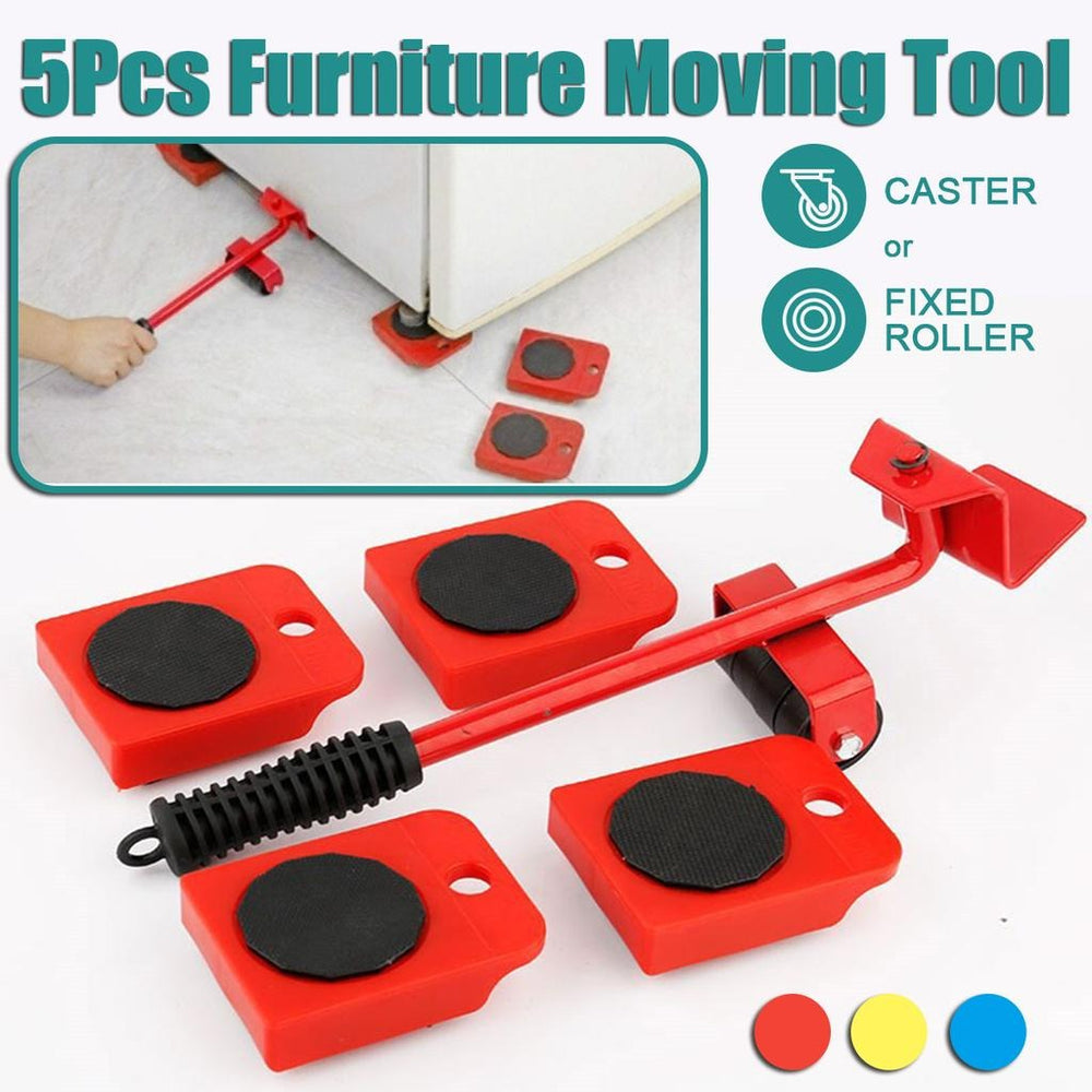 5Pcs Heavy Furniture Lifter & Moving Tool Set