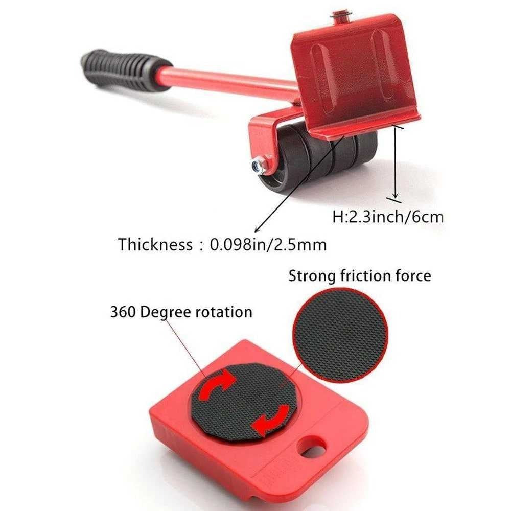 5Pcs Heavy Furniture Lifter & Moving Tool Set