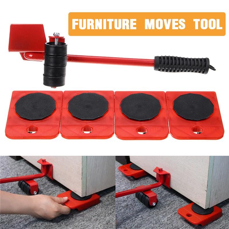 5Pcs Heavy Furniture Lifter & Moving Tool Set
