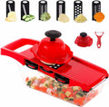 10-in-1 Mandoline Slicer Vegetable Cutter – Multifunction Food Chopper with Stainless Steel Blades