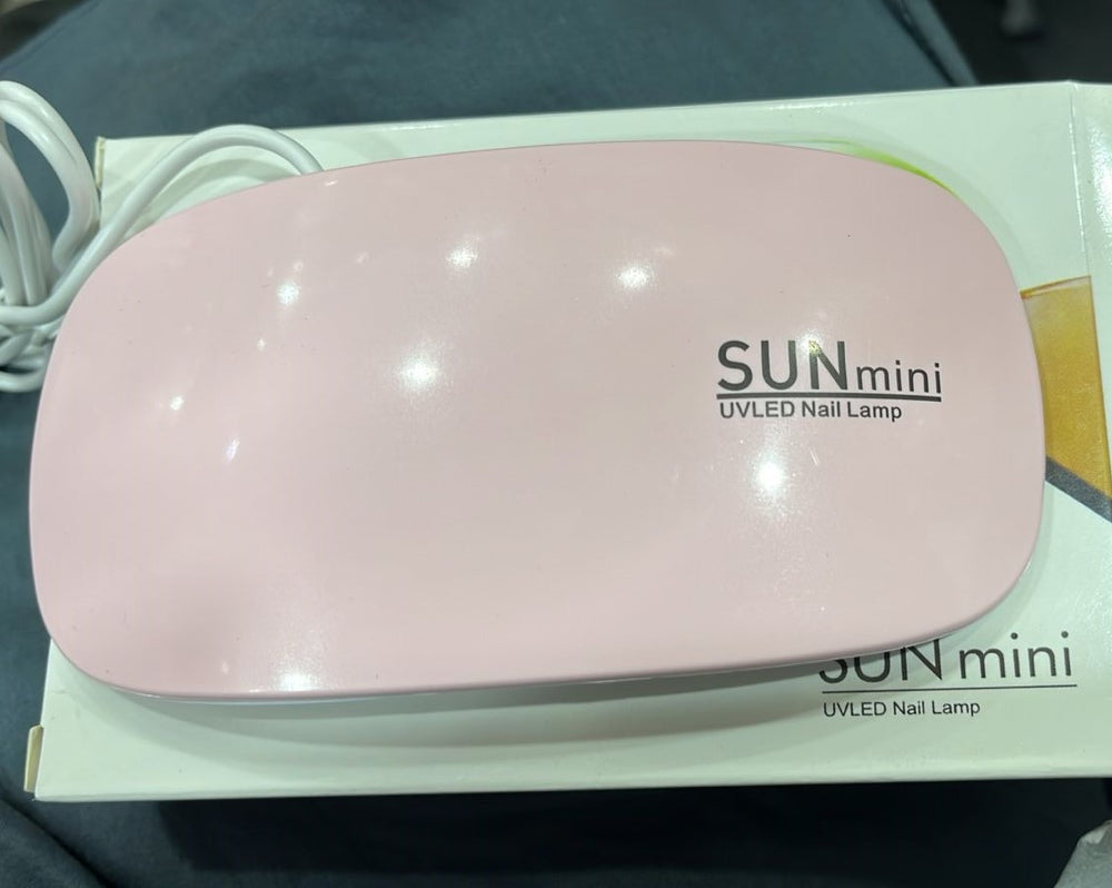 UV LED Nail Lamp 6W with Timer – Mini Portable Nail Dryer for Gel Polish