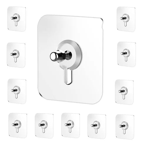 10Pcs Self-Adhesive Wall Hooks