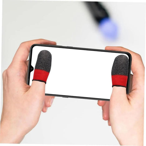 Gaming Finger Thumb Sleeves – High Sensitivity Mobile Gaming Finger Gloves (1 Pair)