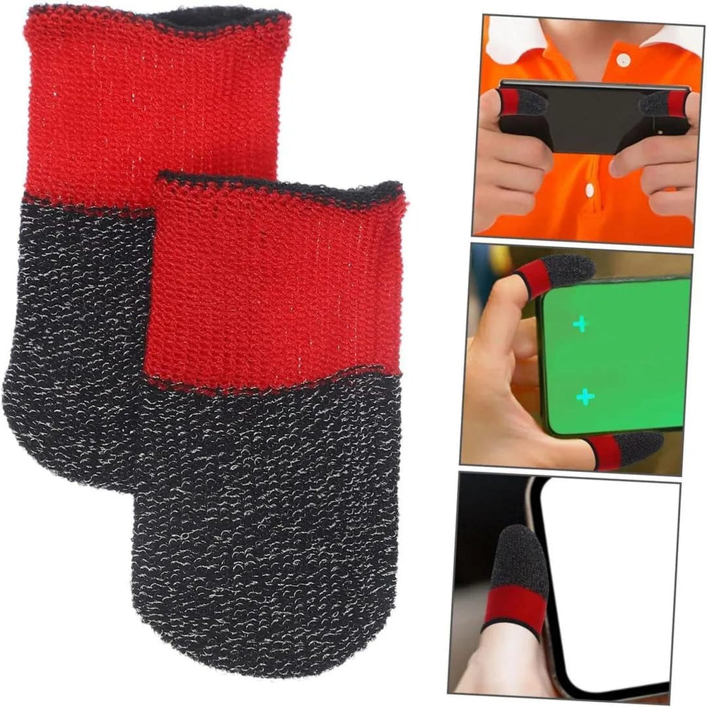 Gaming Finger Thumb Sleeves – High Sensitivity Mobile Gaming Finger Gloves (1 Pair)