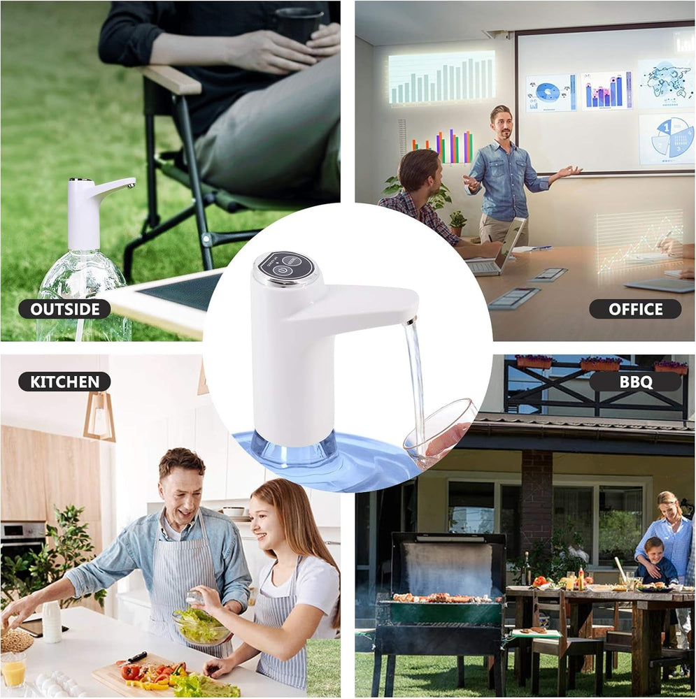 Touch Intelligent Electric Water Pump – USB Rechargeable Dispenser (Random Color)