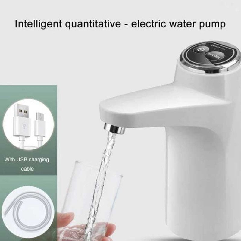 Touch Intelligent Electric Water Pump – USB Rechargeable Dispenser (Random Color)