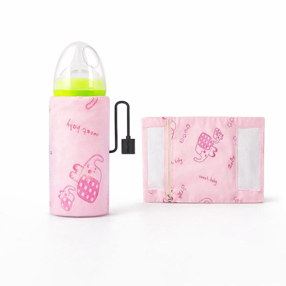 USB Portable Travel Baby Milk Warmer Bag – Constant Temperature Bottle Heater for Baby Feeding