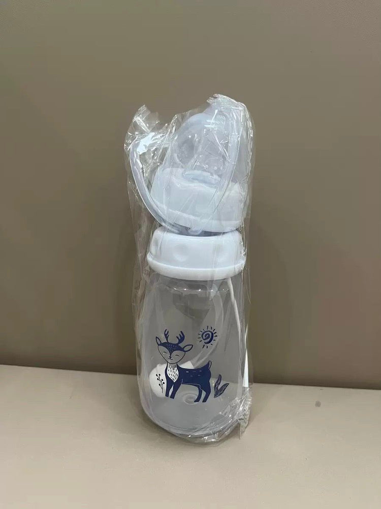 Hands-Free Baby Feeder Bottle 150ml – BPA-Free Anti-Colic Feeding Bottle