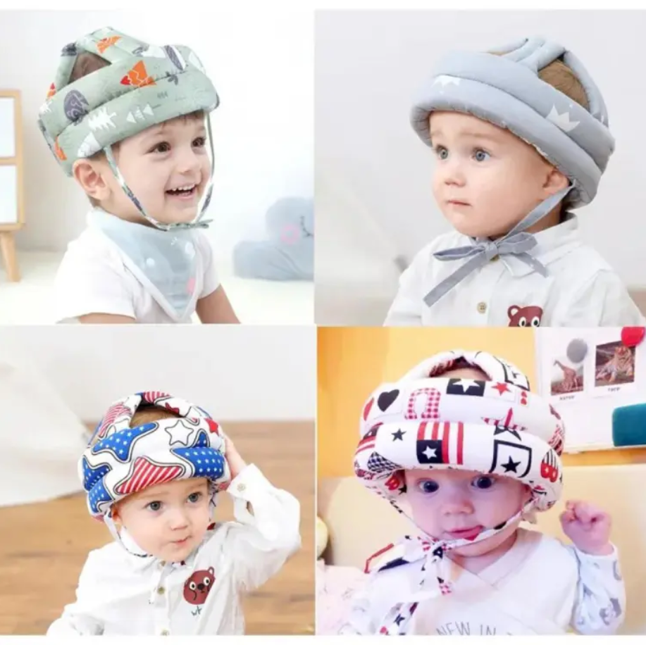 Universal Baby Safety Bumper Helmet – Adjustable Anti-Collision Head Protection Cap