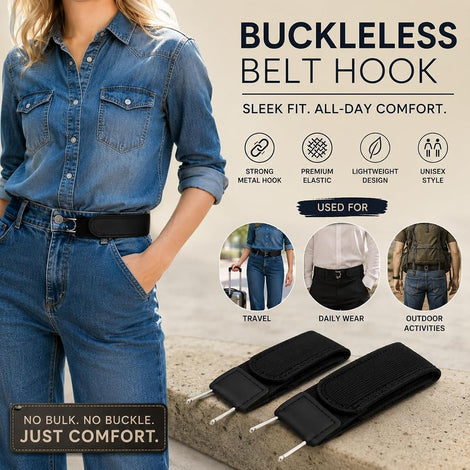 Adjustable Belt Buckle (Pack of 2 Pcs)