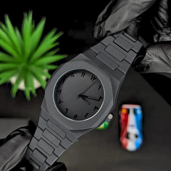 AURA Full Black Quartz Analog Watch – Premium Lightweight Watch for Men & Boys