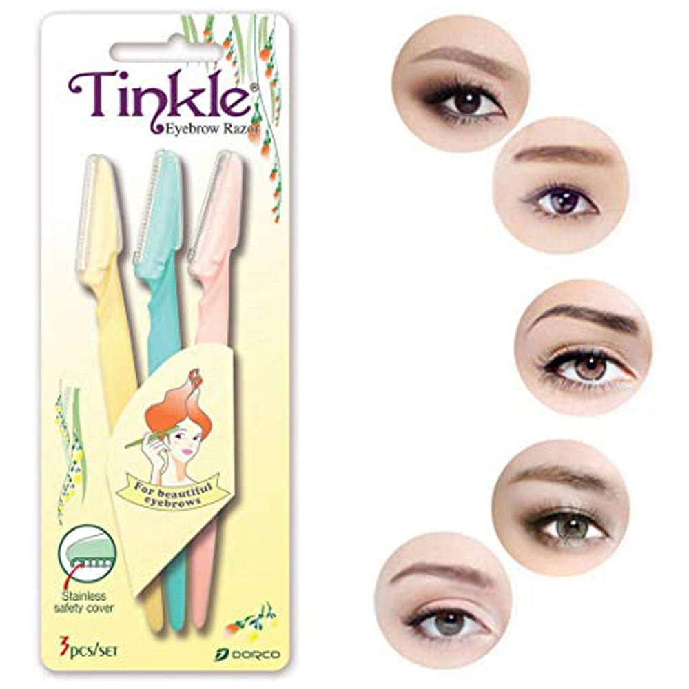Pack of 3 Eyebrow Razors for Women
