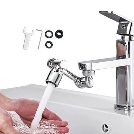 1080° Rotatable Faucet Extender – Universal Multi-Angle Tap Extension for Kitchen & Bathroom