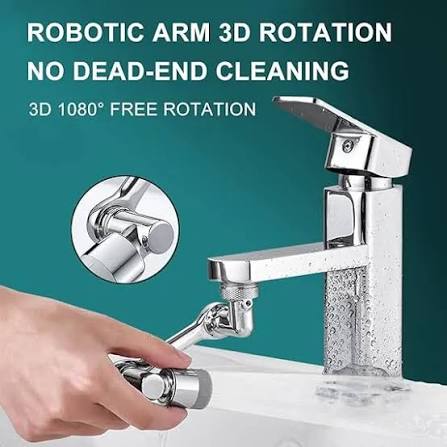 1080° Rotatable Faucet Extender – Universal Multi-Angle Tap Extension for Kitchen & Bathroom