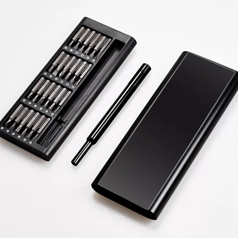 Precision Screwdriver Set with Case 24 in 1 Magnetic Mini Screwdriver Kit for Phones Computers Watches Glasses Game Consoles Cameras