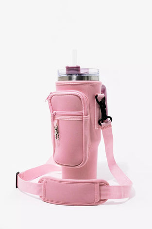 40oz Tumbler Bag with Phone Pocket (Color Pink)