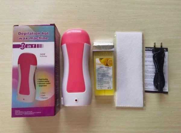 3 In 1 Hot Cartridge Depilatory Heater Wax Waxing (Heater + Refill + Paper)