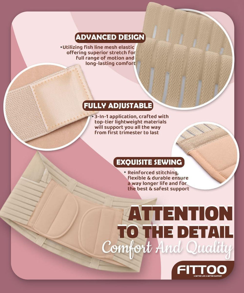 Adjustable Women's Pregnancy Support Belt – Abdominal & Back Support Brace