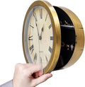 Hidden Wall Clock Safe – Secret Storage Clock with Concealed Shelf for Cash, Jewelry & Keys