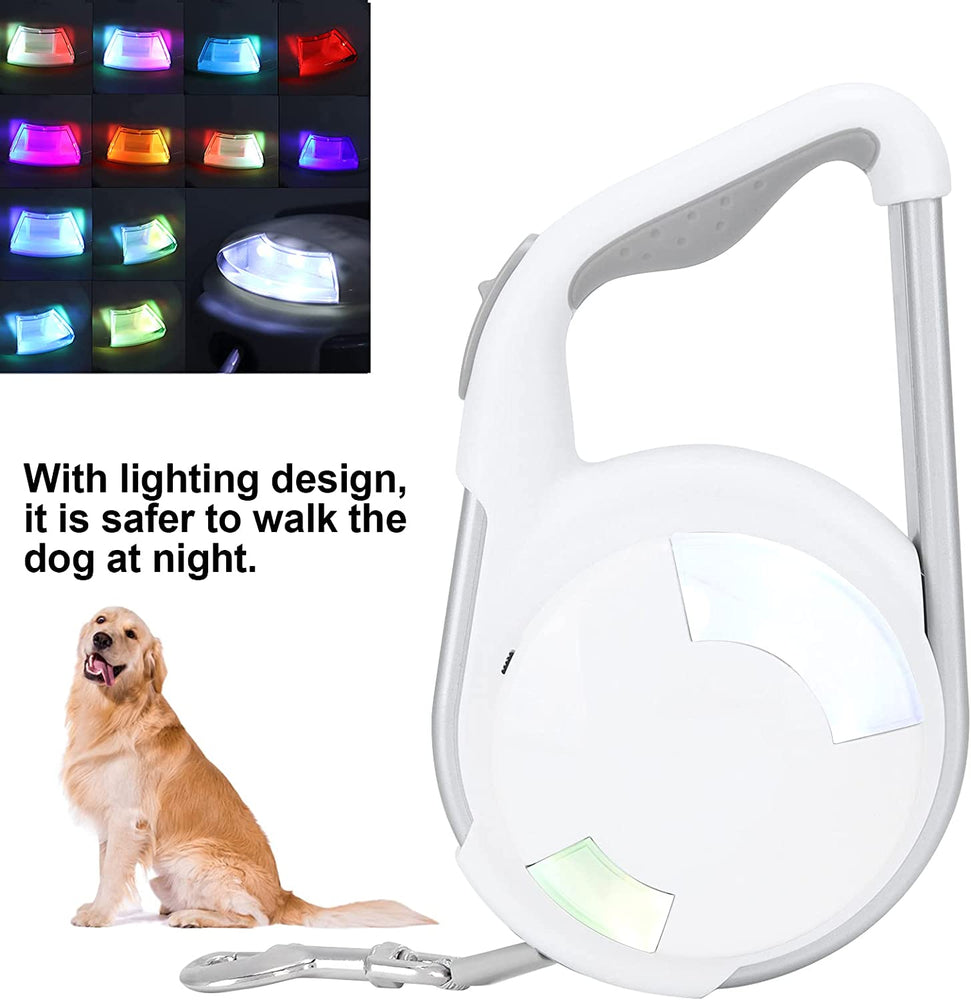 5m Adjustable Lighted Dog Traction Rope With Convenient Brake System