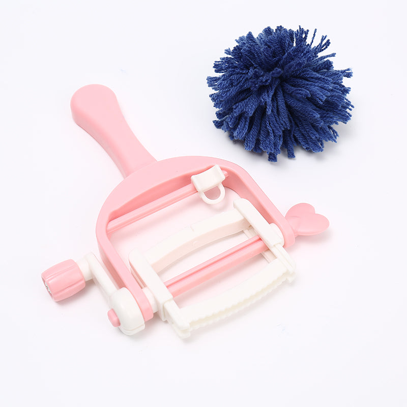 Mini DIY Hand Knitting Machine – Portable Hand-Crank Knitting Tool for Kids & Beginners