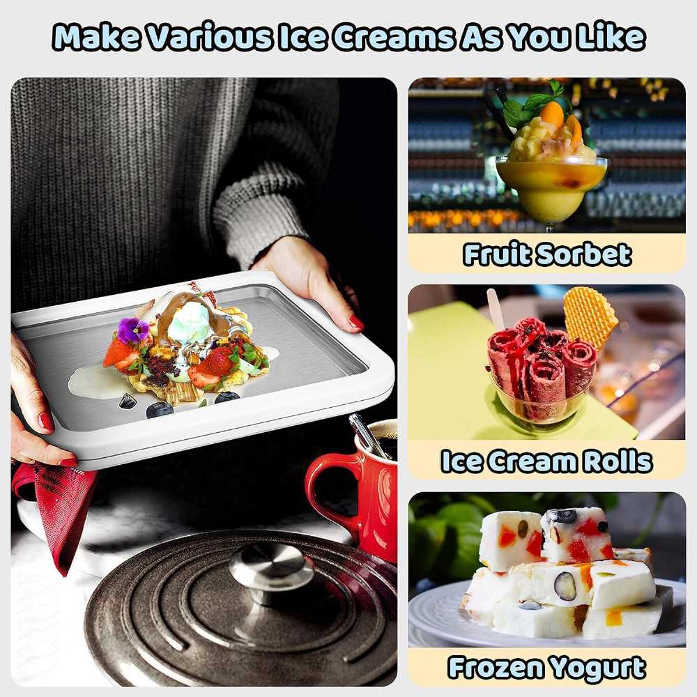 Non Electric Rolled Ice Cream Maker