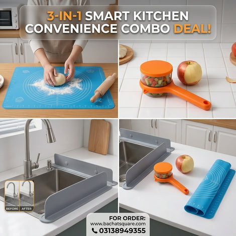 3-in-1 Smart Kitchen Convenience Combo Deal