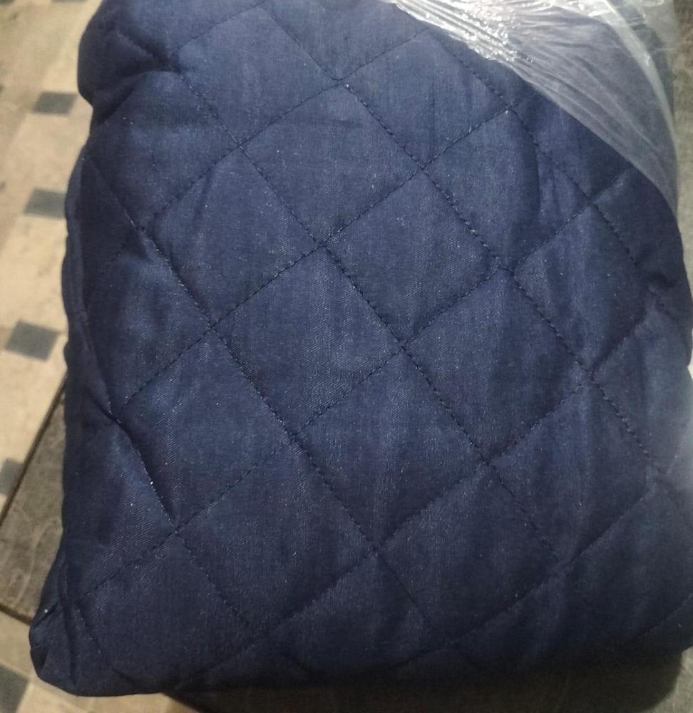 Quilted Microwave Oven Cover with 4 Storage Pockets – Waterproof Cotton Dust Cover