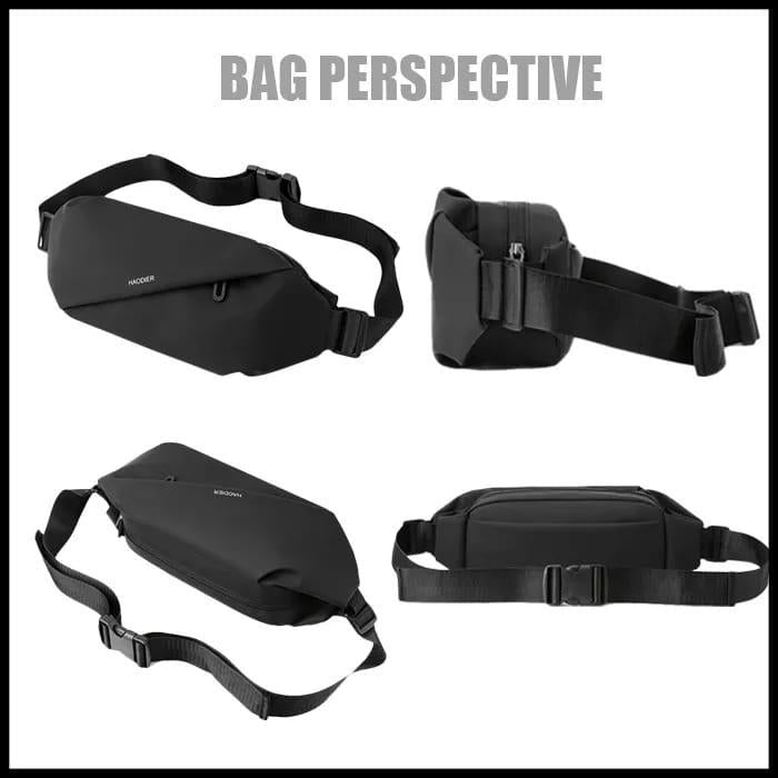 Unisex Nylon Crossbody Bag – Water-Resistant Adjustable Shoulder Sling Bag