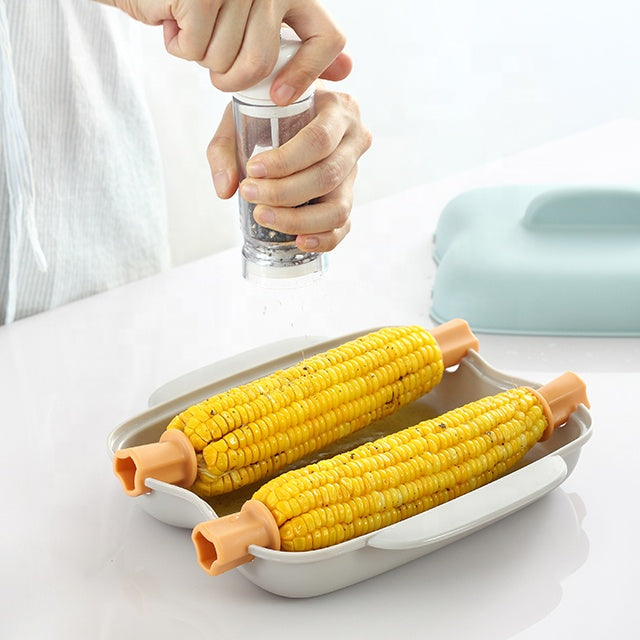 Microwave Corn Steamer – Dual Corn Cooker with Food-Grade PP Material