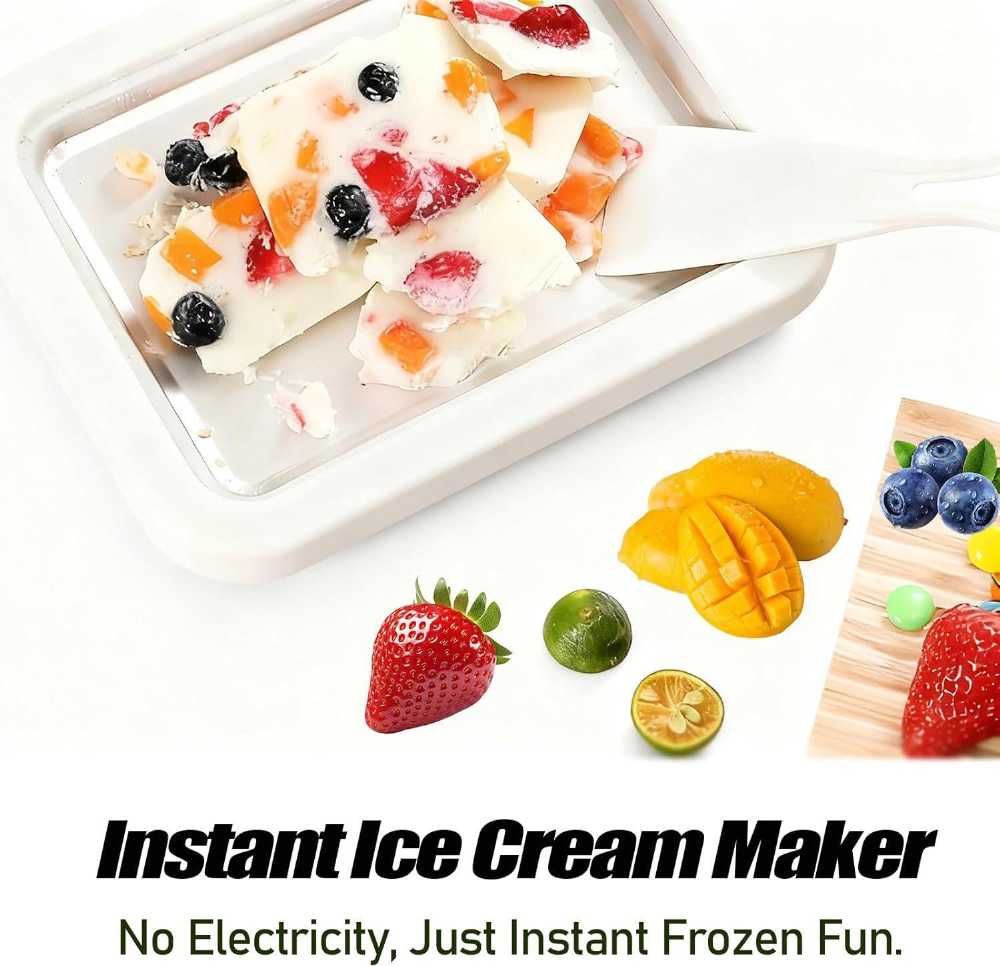 Non Electric Rolled Ice Cream Maker