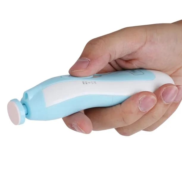 Baby Electric Nail Trimmer Kit with LED Light – Safe Nail Grooming Set for Newborns, Kids & Adults