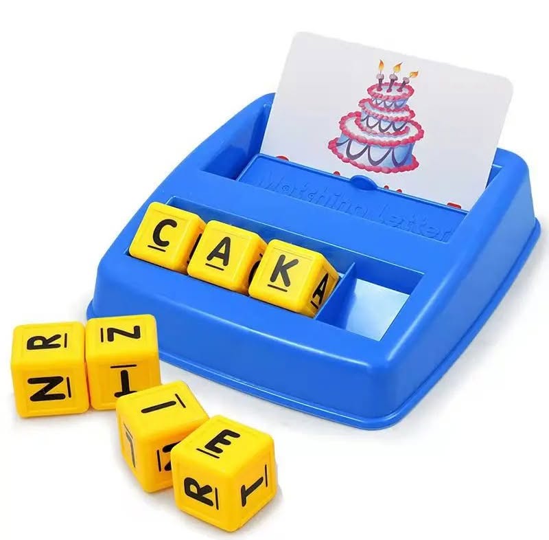 Toddler Spelling Learning Game – Educational Matching Toy for Kids 1–3 Years