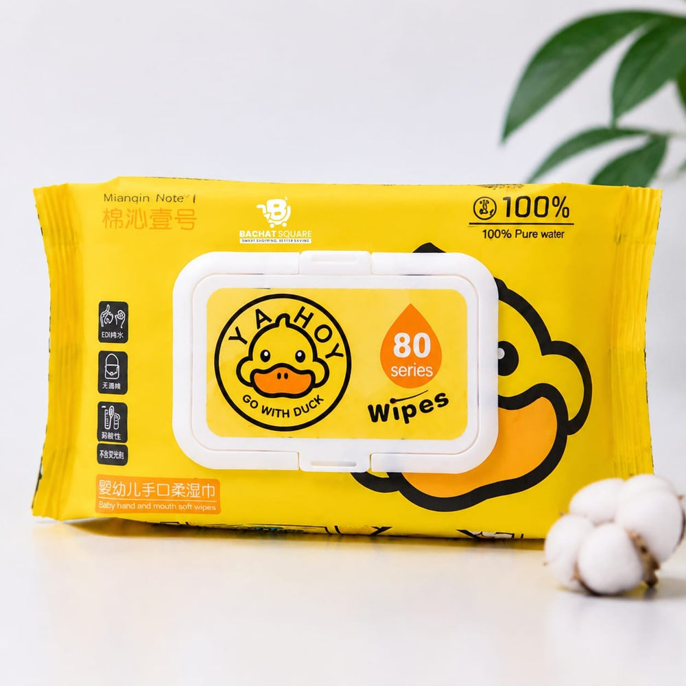 QianHui Soft Cotton Face Towels 80 Pcs