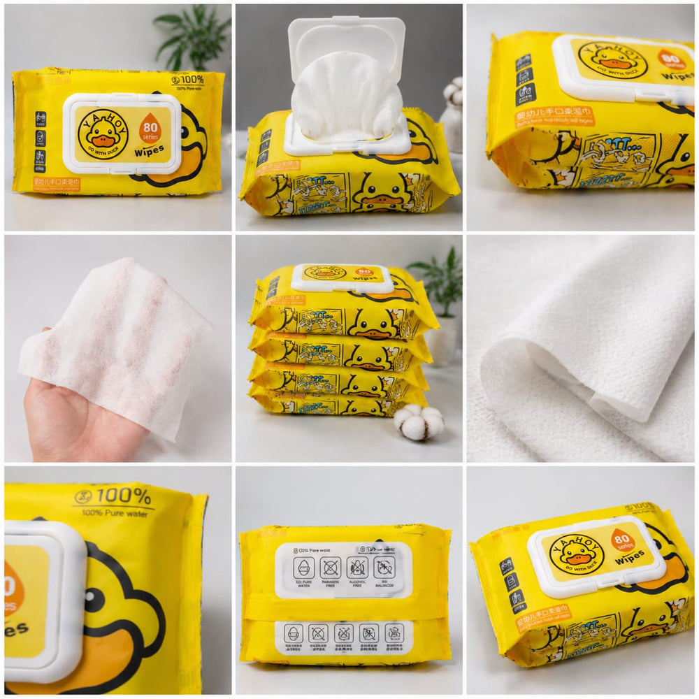 QianHui Soft Cotton Face Towels 80 Pcs