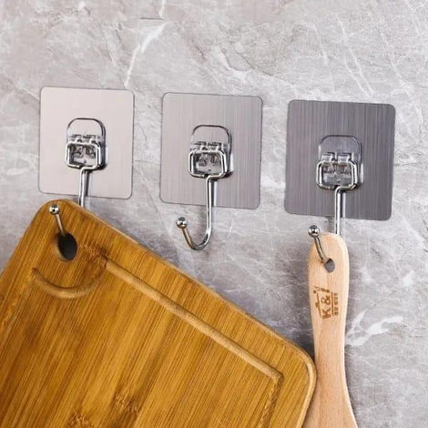 Pack of 10 Large Adhesive Hooks