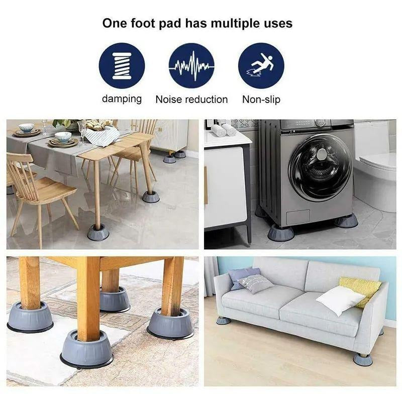 4Pcs Washing Machine Anti-Vibration Pads